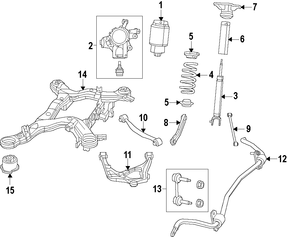 Diagram REAR SUSPENSION. for your 2023 Ram ProMaster 3500 Base Cutaway Van  