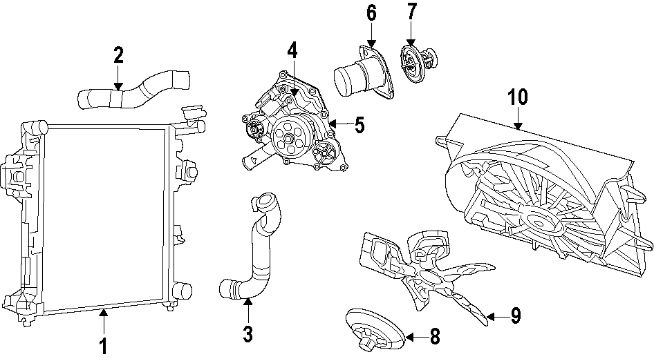 COOLING SYSTEM. COOLING FAN. RADIATOR. WATER PUMP.https://images.simplepart.com/images/parts/motor/fullsize/T436030.png