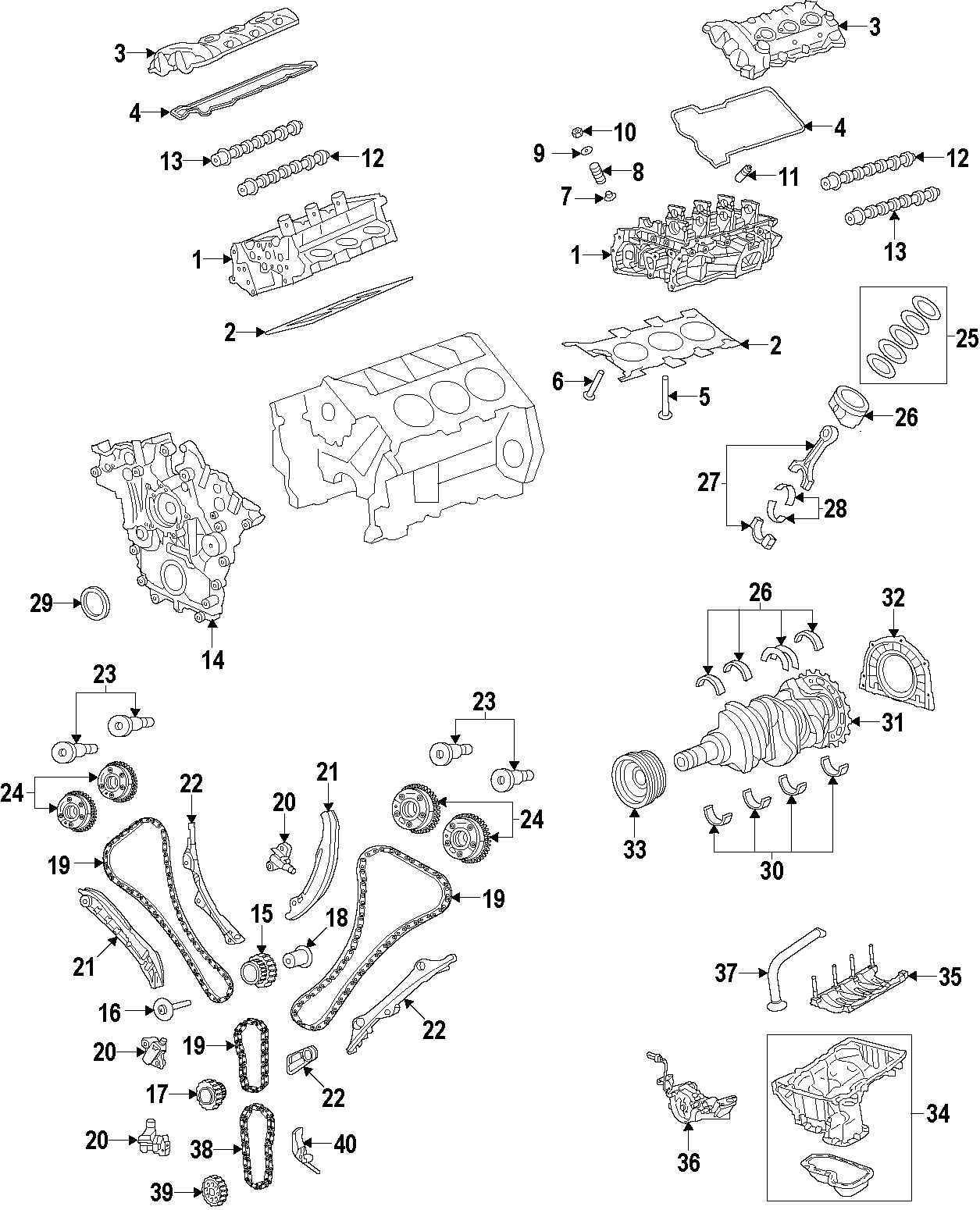 30CAMSHAFT & TIMING. CRANKSHAFT & BEARINGS. CYLINDER HEAD & VALVES. LUBRICATION. MOUNTS. PISTONS. RINGS & BEARINGS.https://images.simplepart.com/images/parts/motor/fullsize/T436040.png