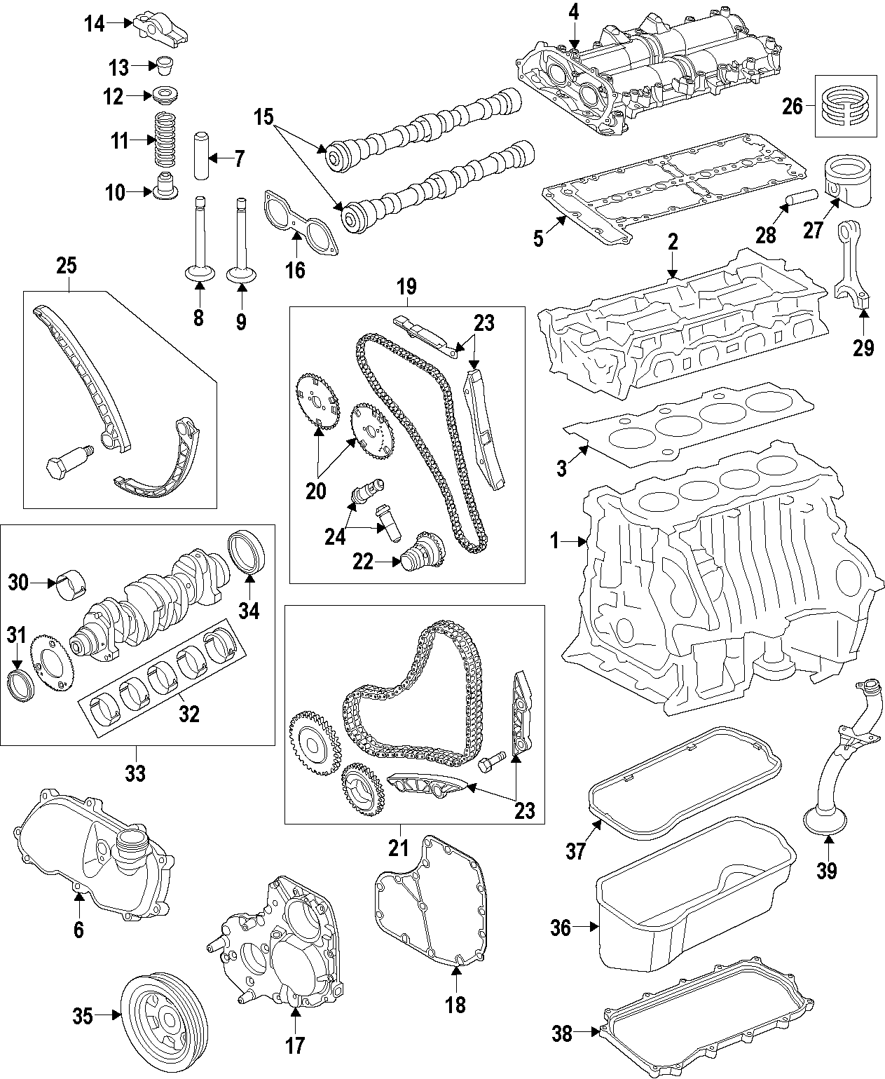 14CAMSHAFT & TIMING. CRANKSHAFT & BEARINGS. CYLINDER HEAD & VALVES. LUBRICATION. MOUNTS. PISTONS. RINGS & BEARINGS.https://images.simplepart.com/images/parts/motor/fullsize/T440030.png