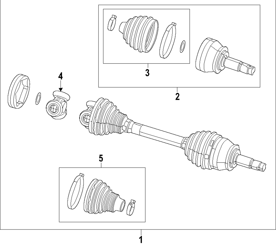 DRIVE AXLES. AXLE SHAFTS & JOINTS.