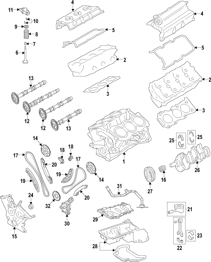 19Camshaft & timing. Crankshaft & bearings. Cylinder head & valves. Lubrication. Mounts.https://images.simplepart.com/images/parts/motor/fullsize/T443055.png