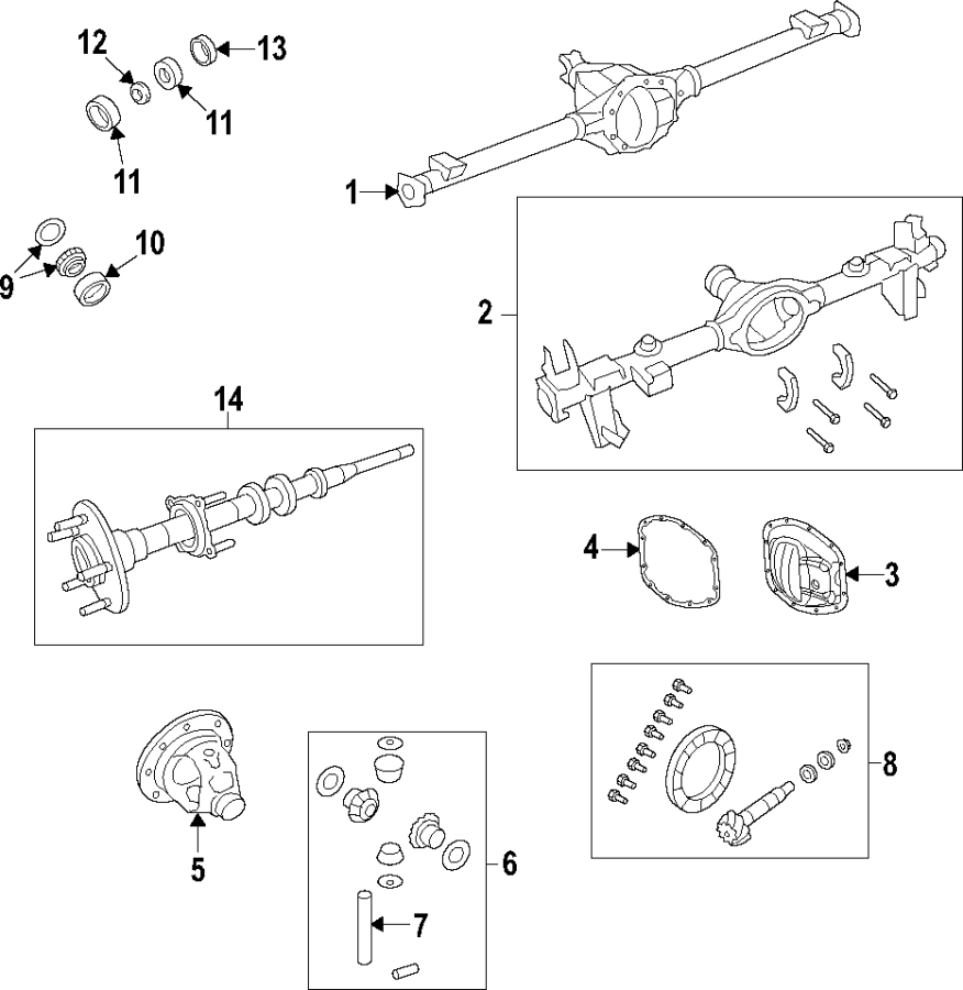 9Rear axle. Propeller shaft.https://images.simplepart.com/images/parts/motor/fullsize/T446090.png