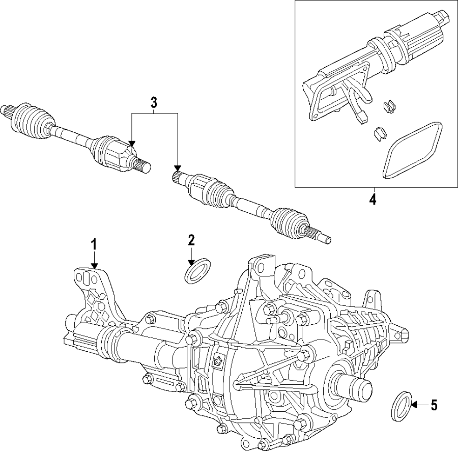 1Drive axles. Differential. Front axle. Propeller shaft.https://images.simplepart.com/images/parts/motor/fullsize/T454080.png