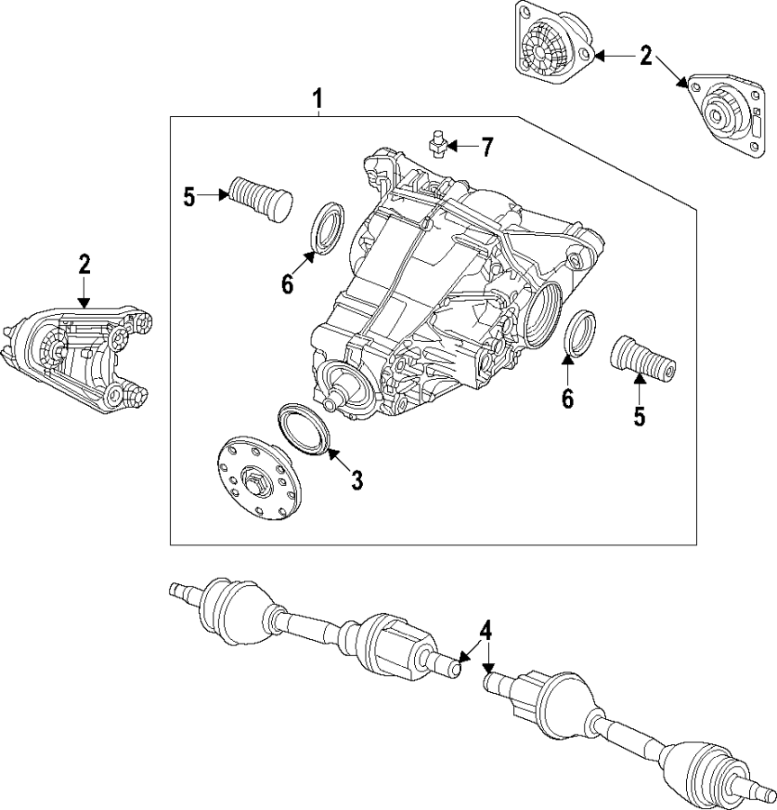 4Rear axle. Differential. Drive axles. Propeller shaft.https://images.simplepart.com/images/parts/motor/fullsize/T454110.png