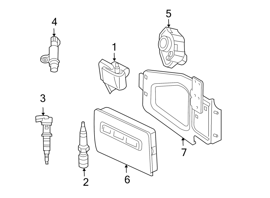 Diagram IGNITION SYSTEM. for your Dodge Ram 1500  