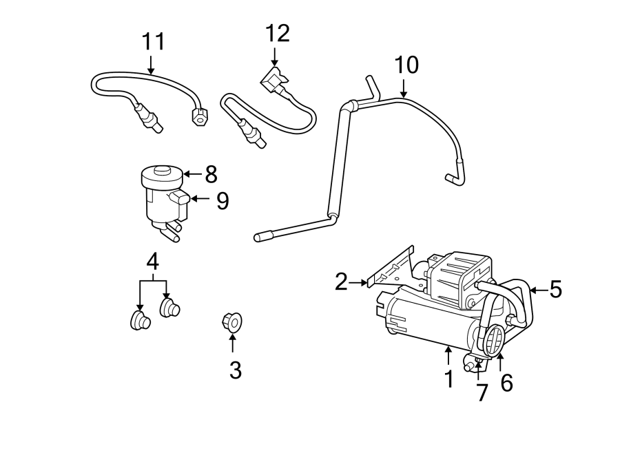 Diagram EMISSION SYSTEM. EMISSION COMPONENTS. for your 1996 Dodge Caravan 2.4L A/T SE Mini Passenger Van 