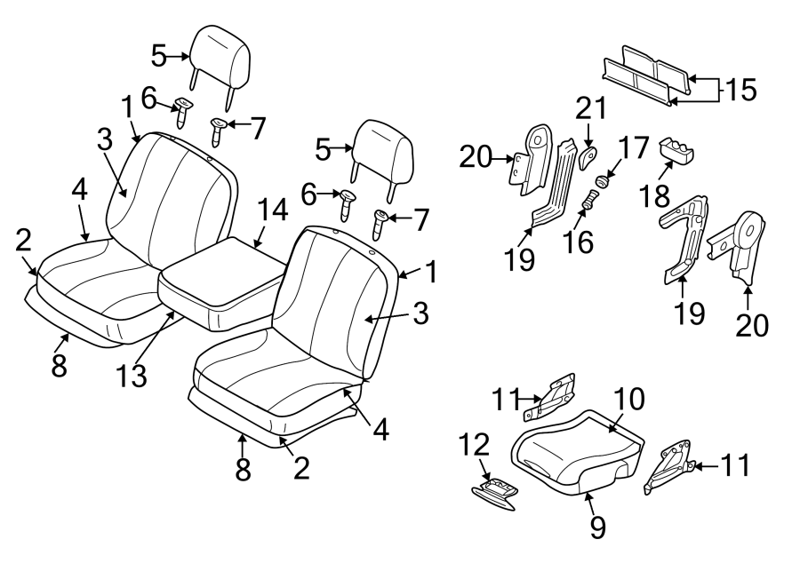 7SEATS & TRACKS. FRONT SEAT COMPONENTS.https://images.simplepart.com/images/parts/motor/fullsize/TA02580.png