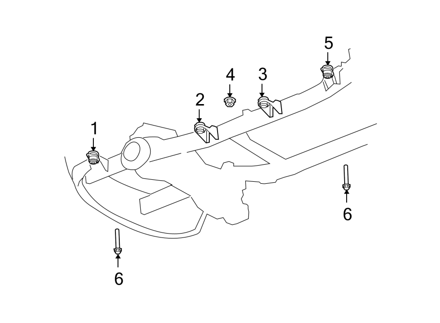 Diagram FRAME & COMPONENTS. for your Dodge Ram 1500  