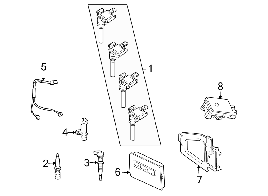 Diagram IGNITION SYSTEM. for your 2006 Dodge Ram 1500   