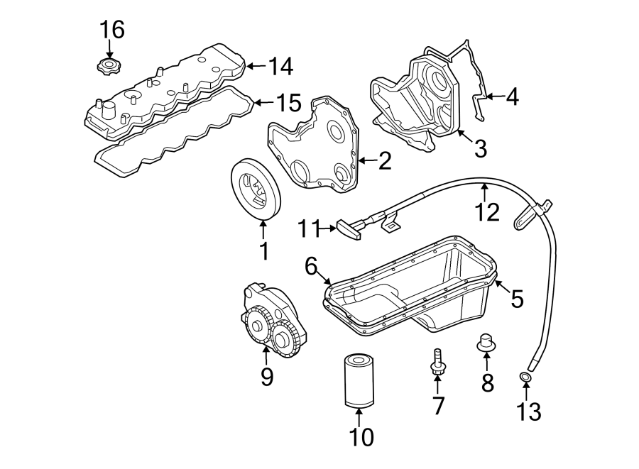 Diagram ENGINE PARTS. for your 2022 Ram ProMaster 3500   