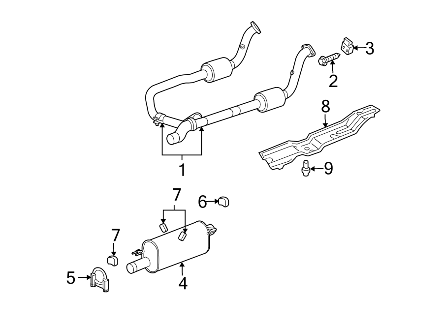 3EXHAUST SYSTEM. EXHAUST COMPONENTS.https://images.simplepart.com/images/parts/motor/fullsize/TA06275.png