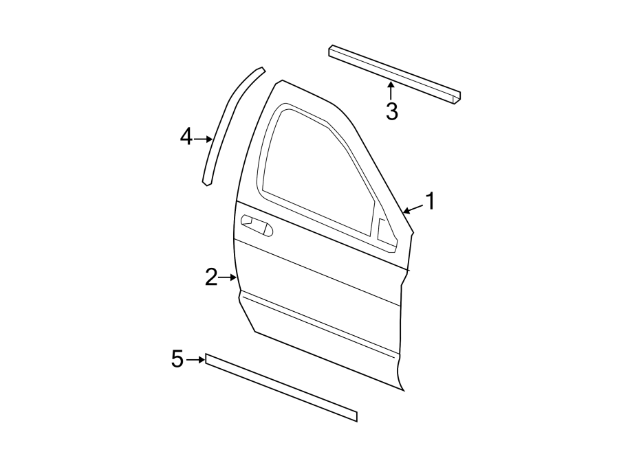 1Front door. Door & components.https://images.simplepart.com/images/parts/motor/fullsize/TA06540.png