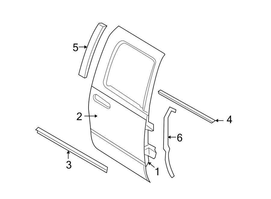 5REAR DOOR. DOOR & COMPONENTS.https://images.simplepart.com/images/parts/motor/fullsize/TA06570.png