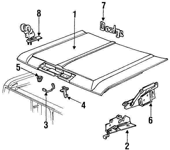 5EXTERIOR TRIM. HOOD & COMPONENTS.https://images.simplepart.com/images/parts/motor/fullsize/TA1050.png