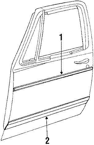 1FRONT DOOR. EXTERIOR TRIM.https://images.simplepart.com/images/parts/motor/fullsize/TA1150.png