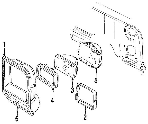 6FRONT LAMPS. HEADLAMP COMPONENTS. PARK LAMPS.https://images.simplepart.com/images/parts/motor/fullsize/TA90040.png