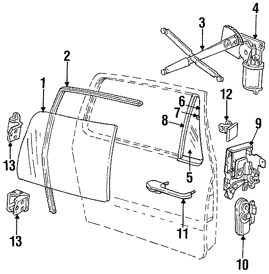 3DOOR. GLASS & HARDWARE.https://images.simplepart.com/images/parts/motor/fullsize/TA90300.png