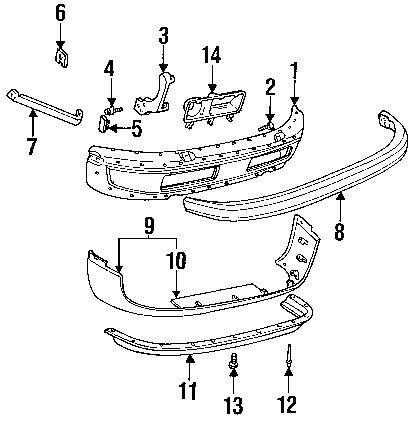 12FRONT BUMPER. BUMPER & COMPONENTS.https://images.simplepart.com/images/parts/motor/fullsize/TA94010.png