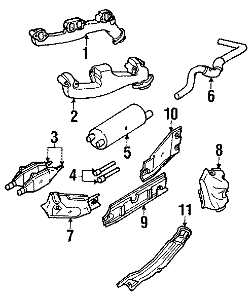 10EXHAUST SYSTEM. EXHAUST COMPONENTS. MANIFOLD.https://images.simplepart.com/images/parts/motor/fullsize/TA94308.png