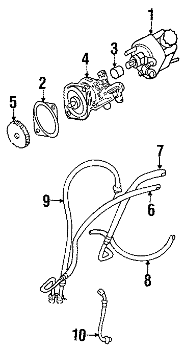 Diagram STEERING GEAR & LINKAGE. PUMP & HOSES. for your Dodge Ram 2500  