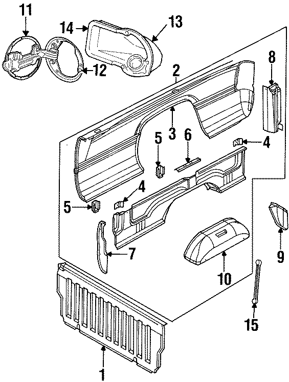 12PICK UP BOX. FRONT & SIDE PANELS.https://images.simplepart.com/images/parts/motor/fullsize/TA94770.png