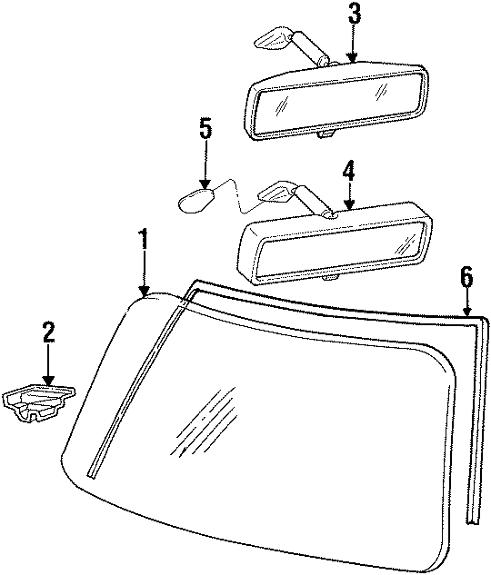 2WINDSHIELD. GLASS. REVEAL MOLDINGS.https://images.simplepart.com/images/parts/motor/fullsize/TA94982.png