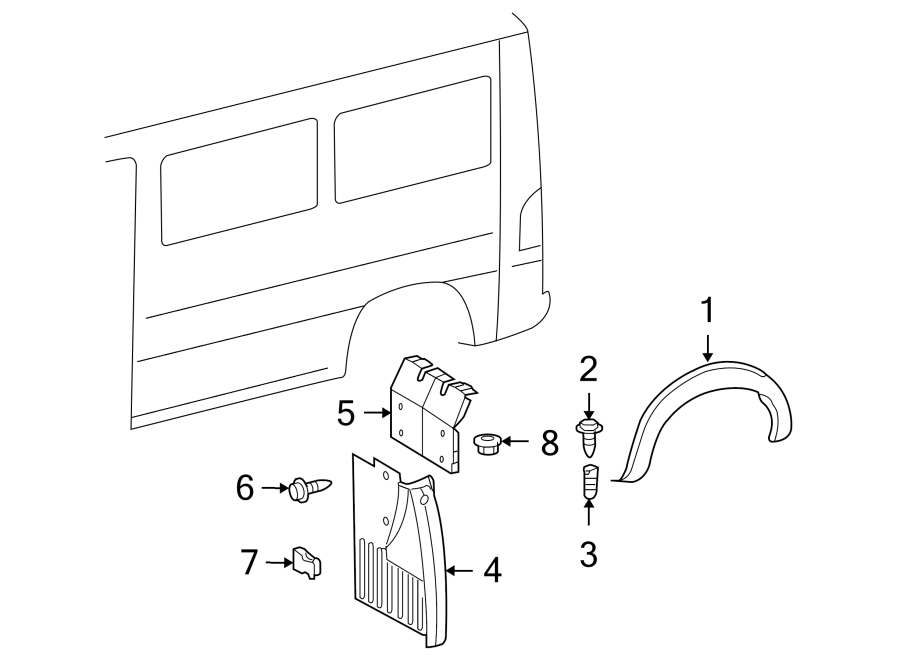 3SIDE PANEL. EXTERIOR TRIM.https://images.simplepart.com/images/parts/motor/fullsize/TB03600.png