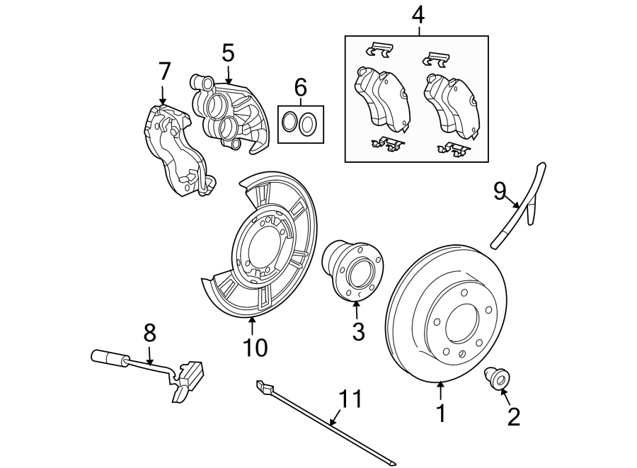 11FRONT SUSPENSION. BRAKE COMPONENTS.https://images.simplepart.com/images/parts/motor/fullsize/TB07285.png