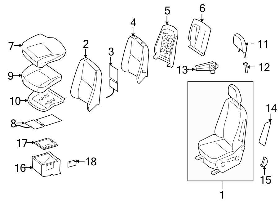 13Seats & tracks. Front seat components.https://images.simplepart.com/images/parts/motor/fullsize/TB07415.png