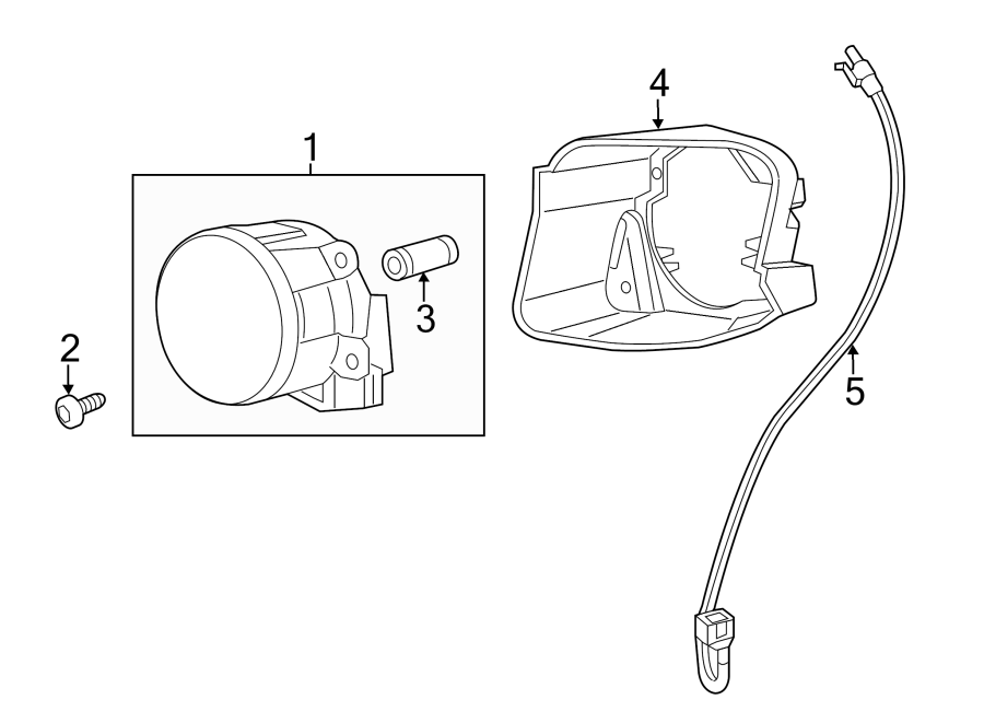 Diagram FRONT LAMPS. FOG LAMPS. for your 2018 Ram ProMaster 3500   