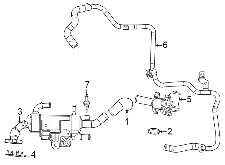 13. 6 liter. Egr valve & related components.https://images.simplepart.com/images/parts/motor/fullsize/TB14311.png