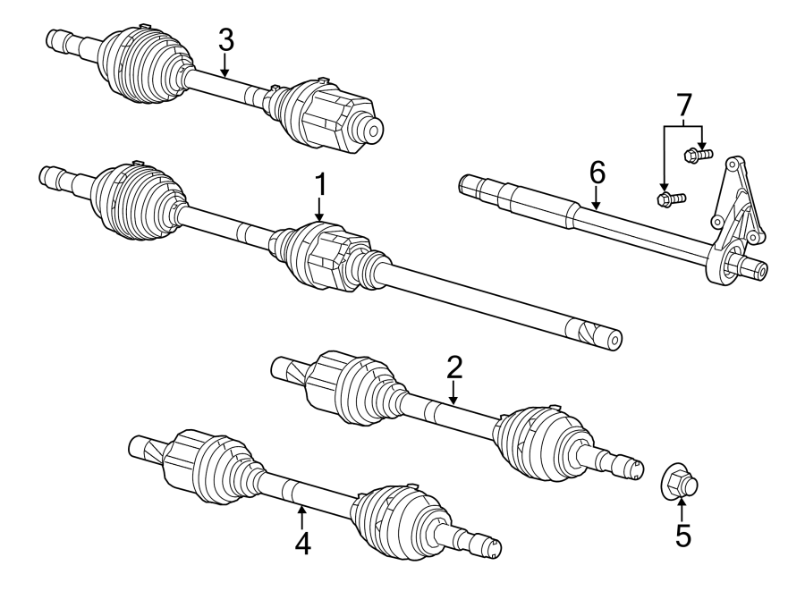 Diagram FRONT SUSPENSION. DRIVE AXLES. for your 2016 Ram ProMaster 1500   