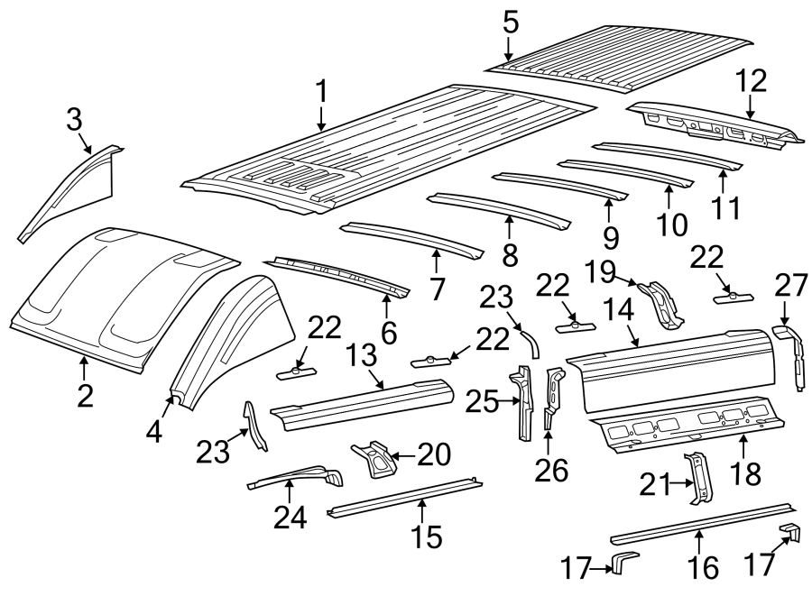 13ROOF & COMPONENTS.https://images.simplepart.com/images/parts/motor/fullsize/TB14575.png