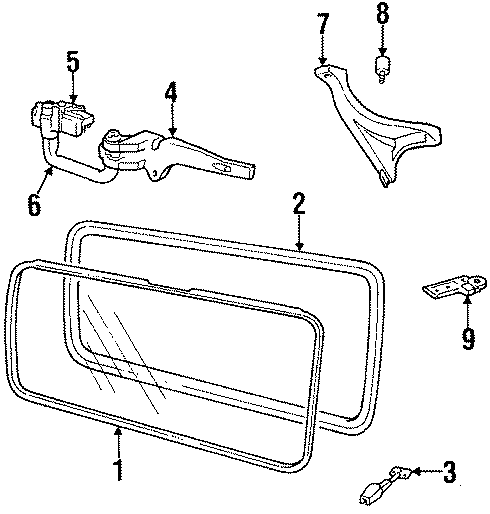 1SIDE LOADING DOOR. GLASS & HARDWARE.https://images.simplepart.com/images/parts/motor/fullsize/TB8186.png