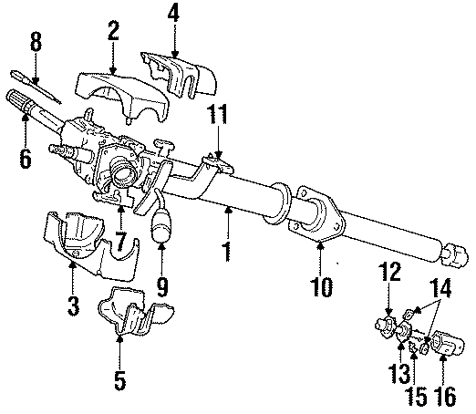 6SHAFT & INTERNAL COMPONENTS. SHROUD. STEERING COLUMN ASSEMBLY. SWITCHES & LEVERS.https://images.simplepart.com/images/parts/motor/fullsize/TB91115.png