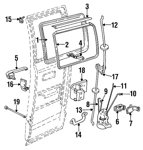 3SIDE LOADING DOOR. GLASS & HARDWARE.https://images.simplepart.com/images/parts/motor/fullsize/TB91165.png