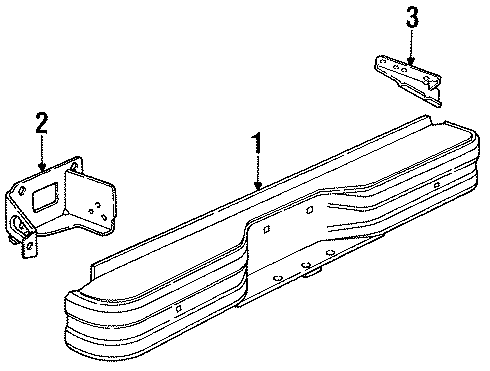 1REAR BUMPER. BUMPER & COMPONENTS.https://images.simplepart.com/images/parts/motor/fullsize/TB91245.png