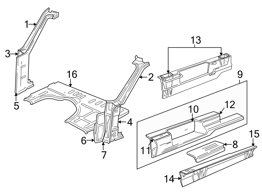 10PILLARS. ROCKER & FLOOR. HINGE PILLAR.https://images.simplepart.com/images/parts/motor/fullsize/TB94045.png