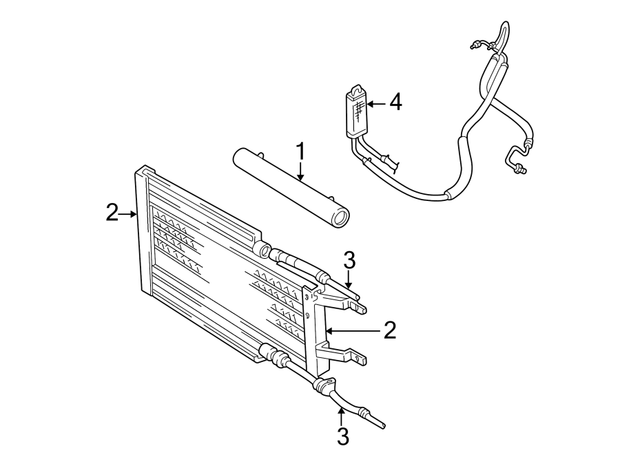 4HOSES & LINES. POWER STEERING OIL COOLER. TRANS OIL COOLER.https://images.simplepart.com/images/parts/motor/fullsize/TB94080.png