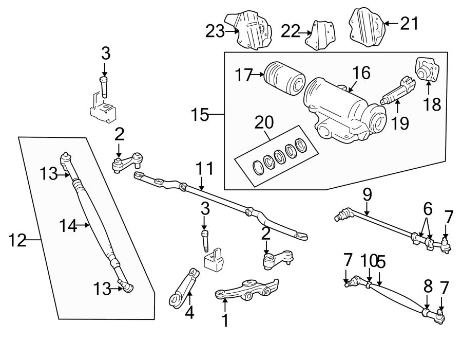 STEERING GEAR & LINKAGE.