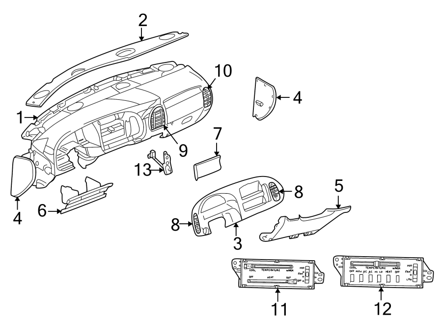 12INSTRUMENT PANEL COMPONENTS.https://images.simplepart.com/images/parts/motor/fullsize/TB94385.png