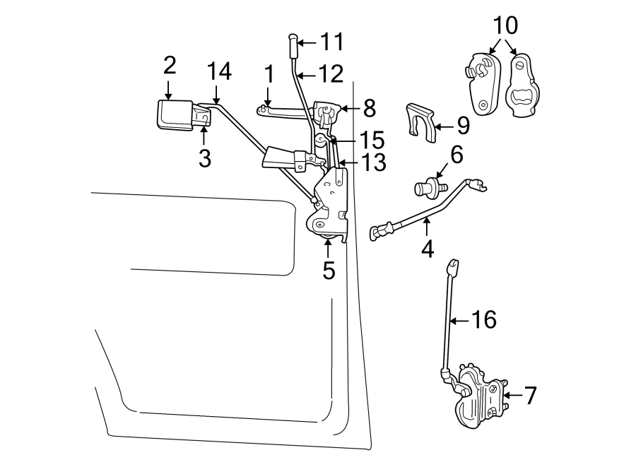 9Door. Lock & hardware.https://images.simplepart.com/images/parts/motor/fullsize/TB94520.png