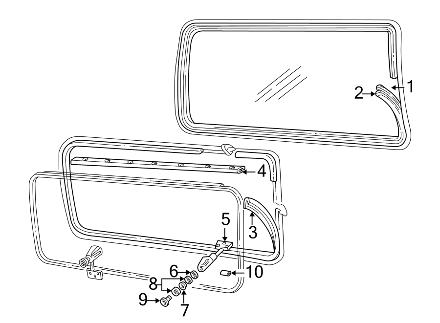 4SIDE LOADING DOOR. GLASS & HARDWARE.https://images.simplepart.com/images/parts/motor/fullsize/TB94550.png