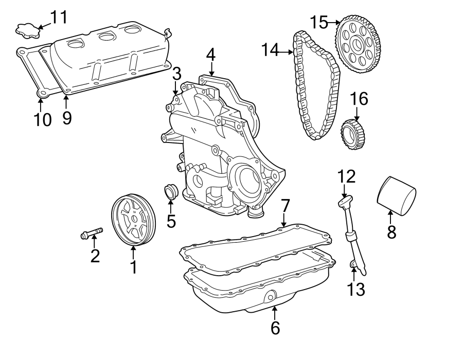 Diagram ENGINE / TRANSAXLE. ENGINE PARTS. for your 2017 Ram ProMaster 3500   