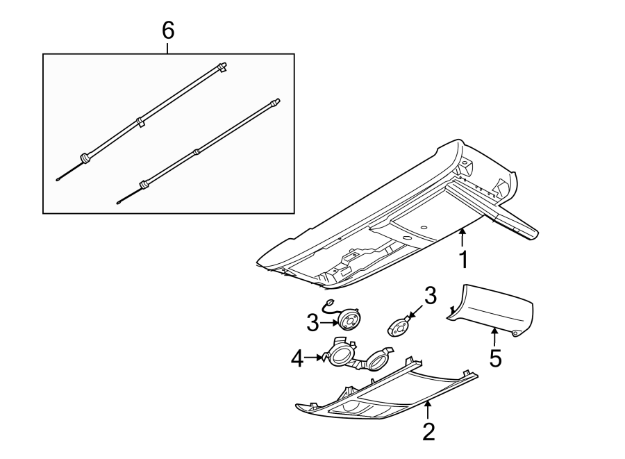 Dodge Grand Caravan Overhead Console. SECOND ROW. THIRD ROW ...