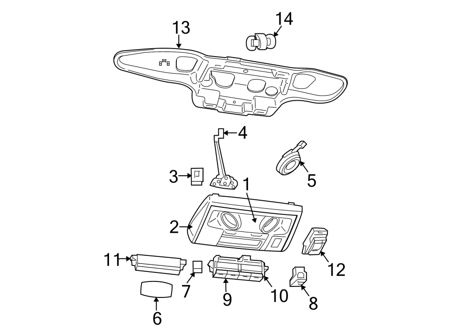 OVERHEAD CONSOLE.