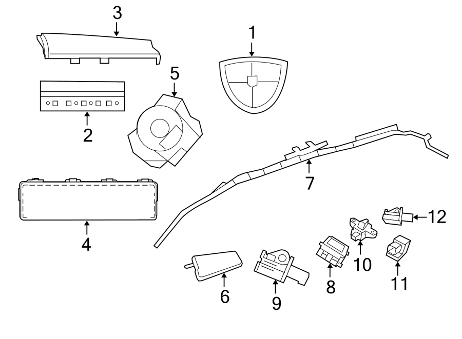 RESTRAINT SYSTEMS. AIR BAG COMPONENTS.