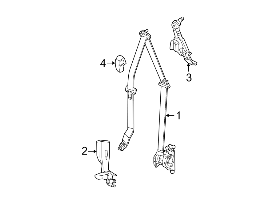 RESTRAINT SYSTEMS. FRONT SEAT BELTS.