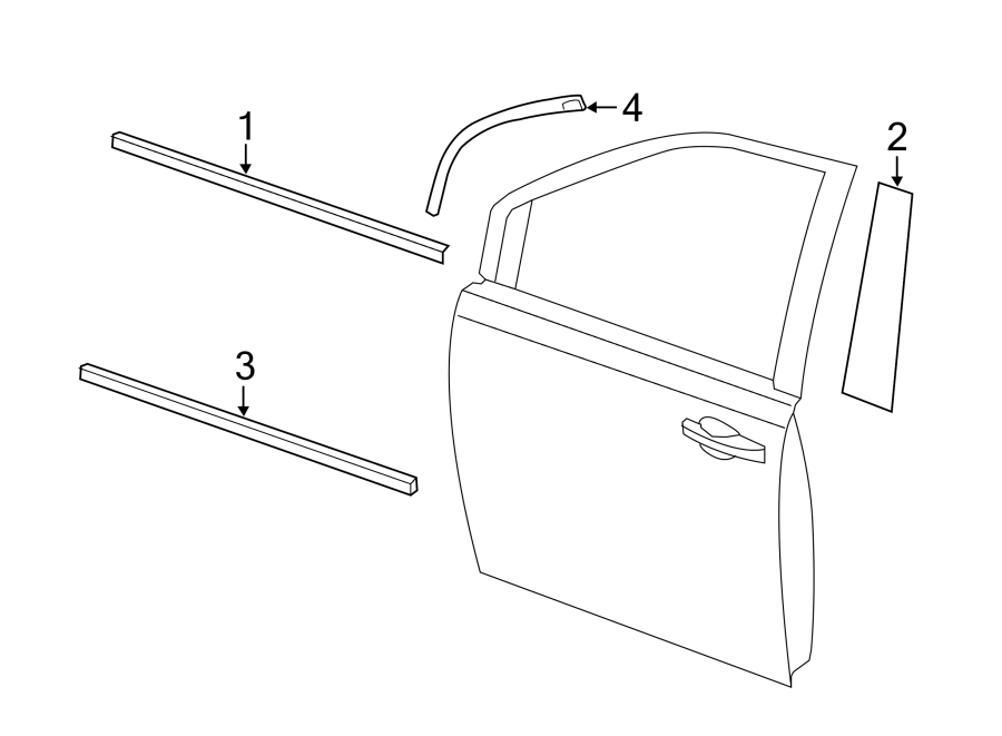 1FRONT DOOR. EXTERIOR TRIM.https://images.simplepart.com/images/parts/motor/fullsize/TE08650.png